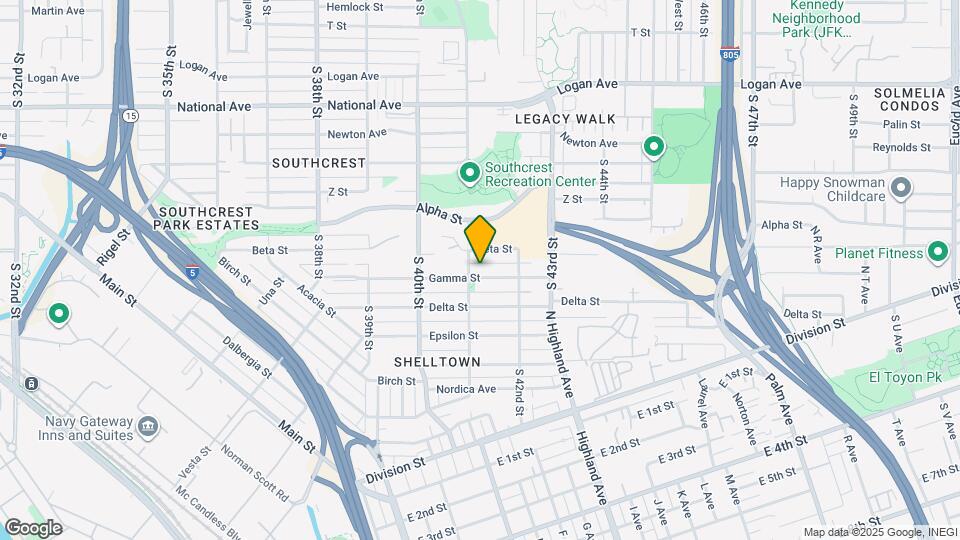 4122 Gamma St Map and Location Details