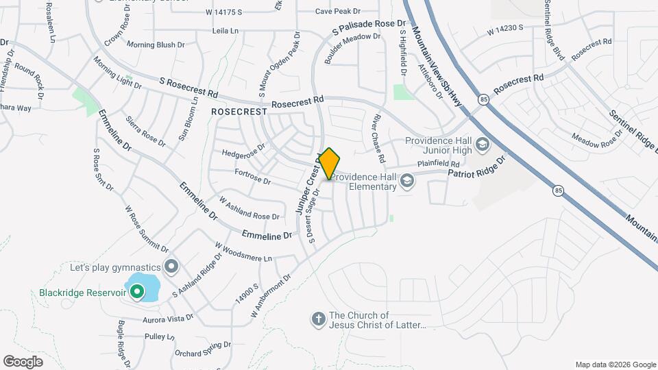 14638 S Quiet Glen Dr Map and Location Details