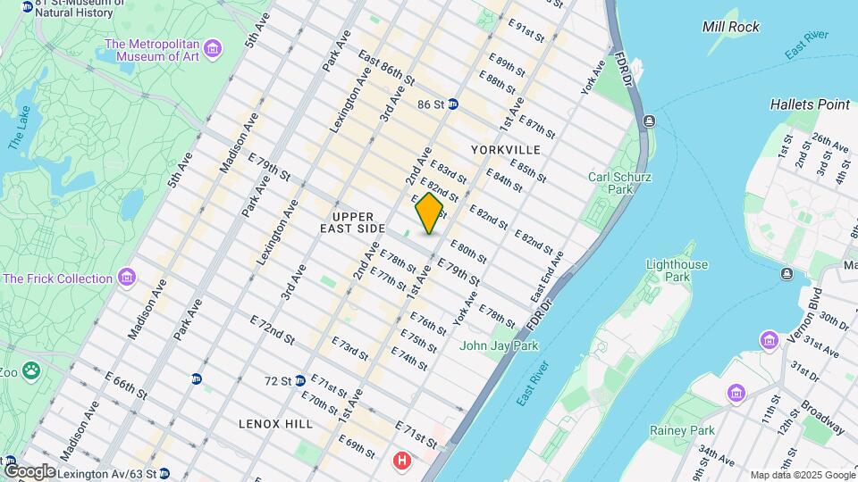 333 E 79th St Map and Location Details