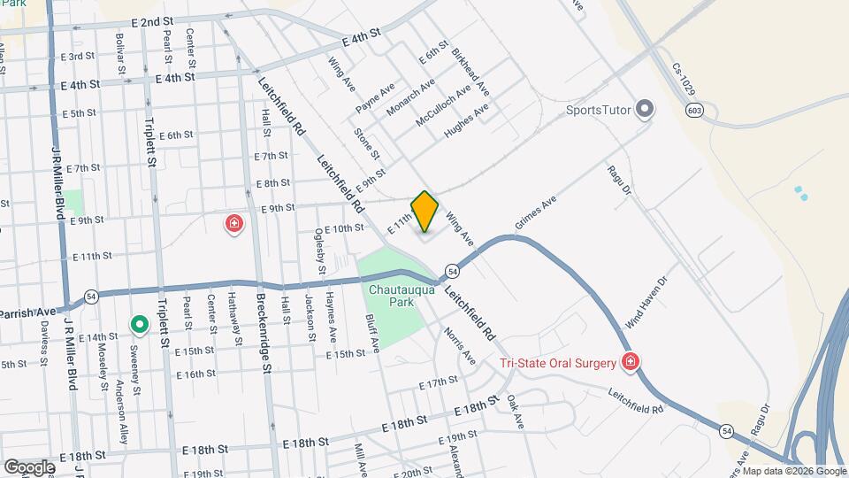 1649 Parkdale Dr Map and Location Details