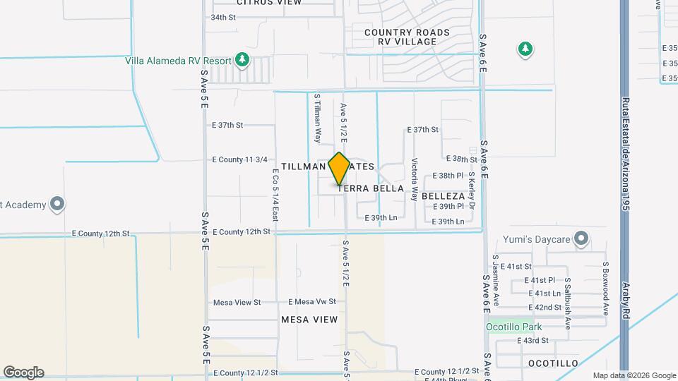 5488 E 39th St Map and Location Details