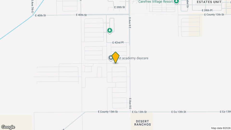 7826 E 44th Pl Map and Location Details