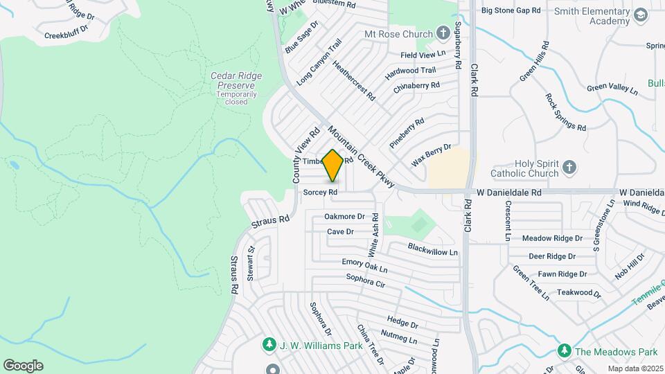 7303 Sorcey Rd Mapa y Detalles de la Ubicación