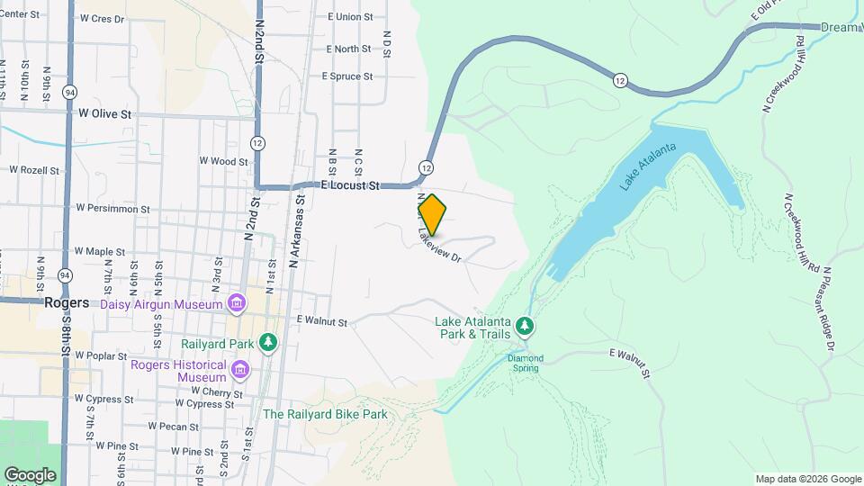 723 N Lakeview Dr Map and Location Details