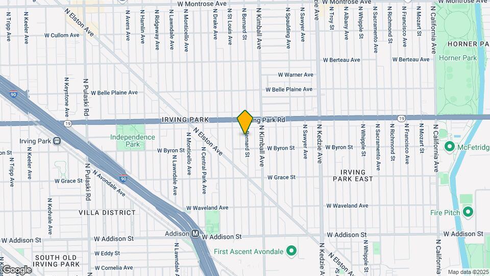 3922 N Bernard St, Unit 2 Map and Location Details