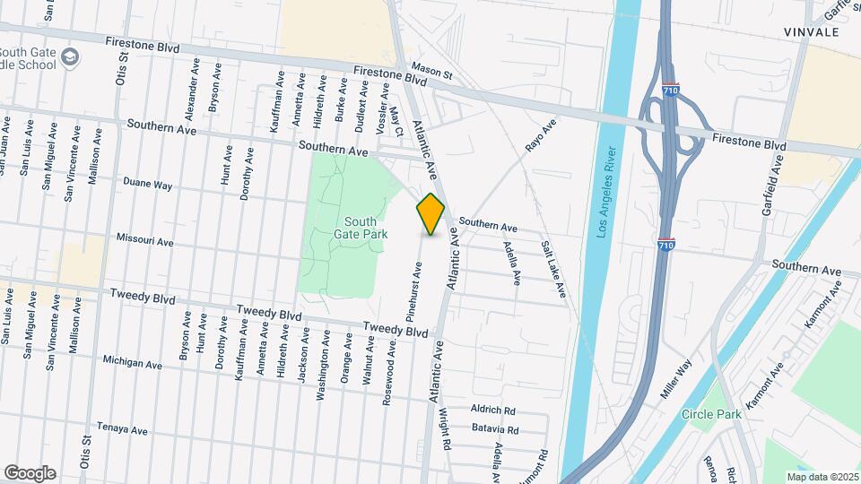 9532 Pinehurst Ave Map and Location Details
