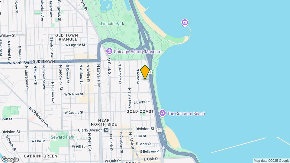 1400 N Lake Shore Dr Mapa y Detalles de la Ubicación