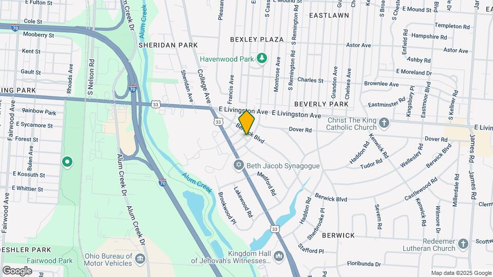 1123-1125 S Cassingham Rd Mapa y Detalles de la Ubicación