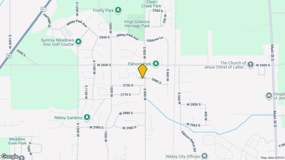 2689 S 800 W Map and Location Details