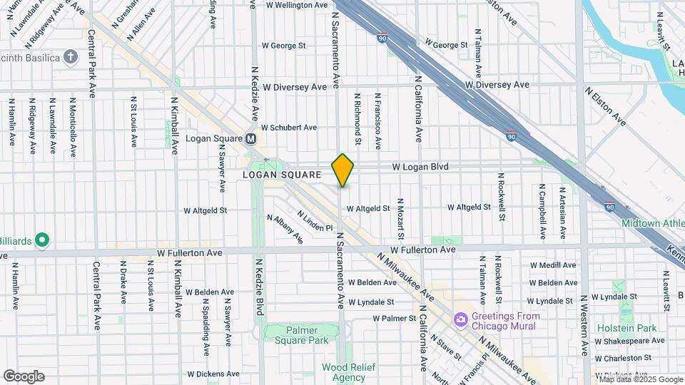 2523 N Sacramento Ave, Unit 2D Mapa y Detalles de la Ubicación