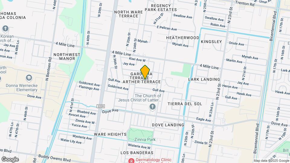 3104 Hawk Ave Map and Location Details