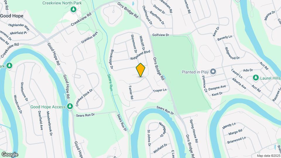 3909 Silver Brook Dr, Unit Basement Map and Location Details