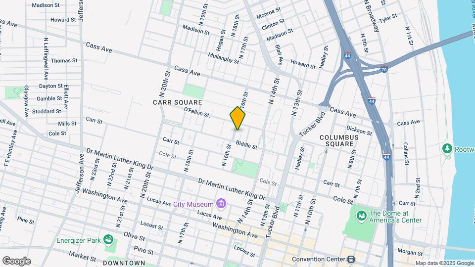1220 N 16th St Mapa y Detalles de la Ubicación