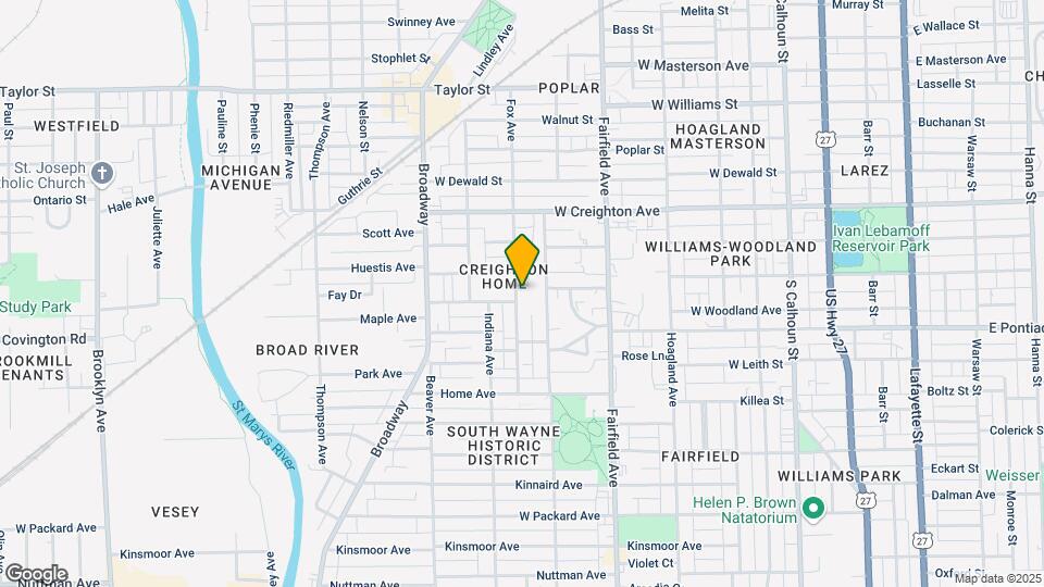 2523 Fox Ave Map and Location Details