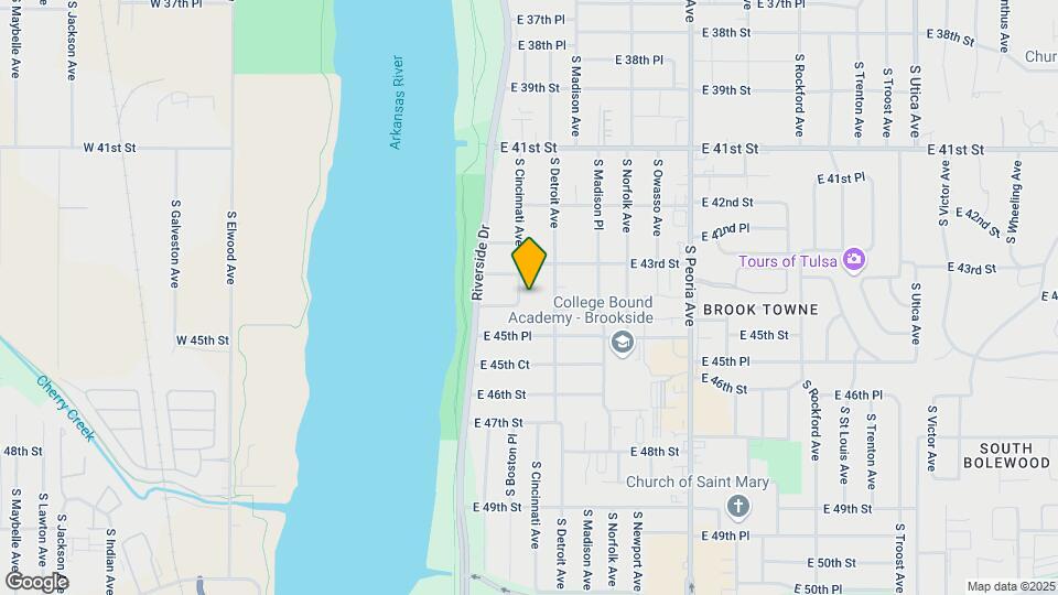 4331 S Cincinnati Ave Map and Location Details