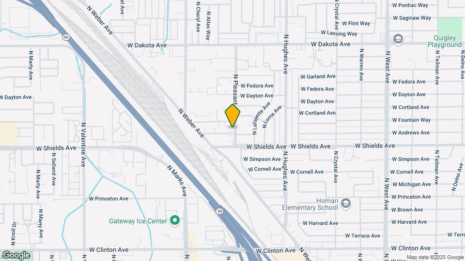 3317 N Pleasant Ave Mapa y Detalles de la Ubicación