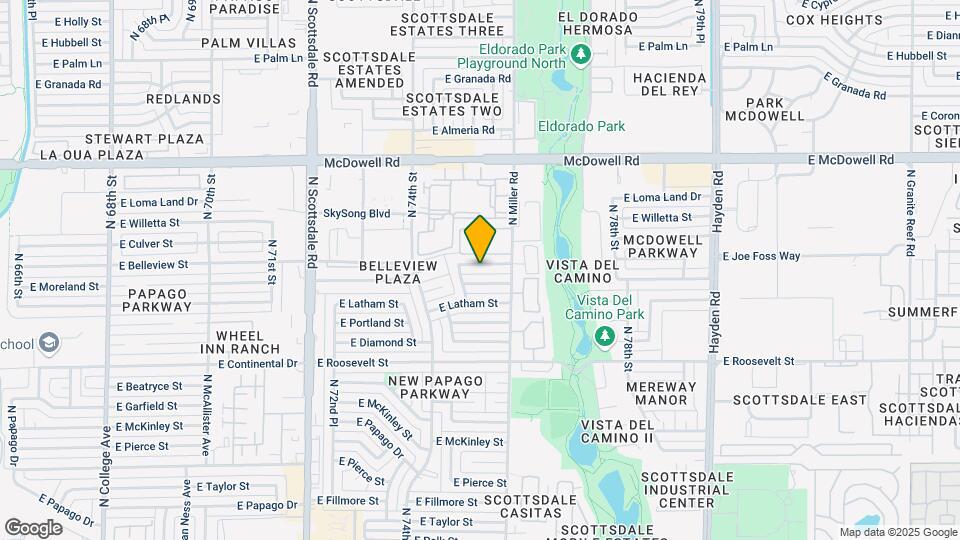 7531 E Belleview St Map and Location Details