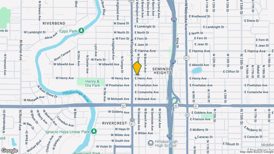 5802 N Suwanee Ave Map and Location Details
