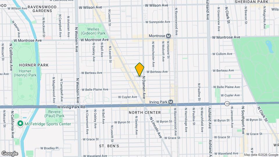 2016 W Warner Ave Map and Location Details
