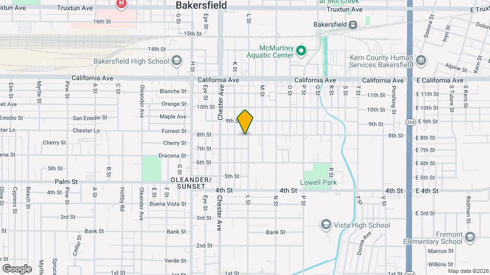 725 L St Map and Location Details