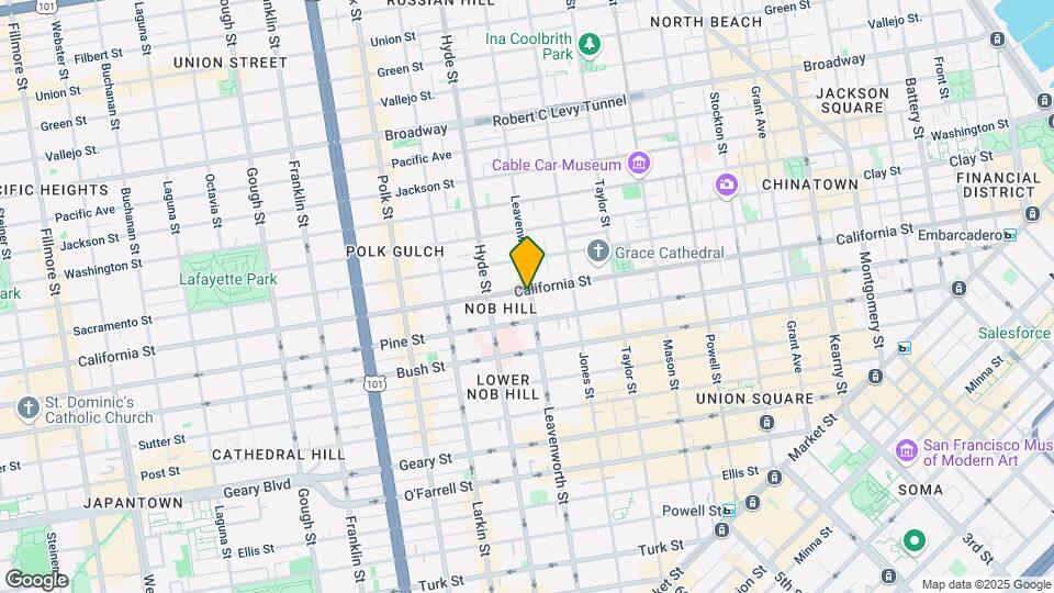 1059 Leavenworth St Map and Location Details