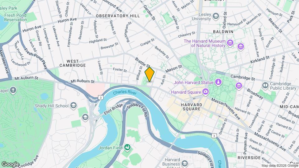 173 Mount Auburn St Map and Location Details