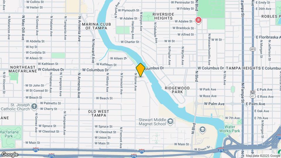 Columbus Court Mapa y Detalles de la Ubicación