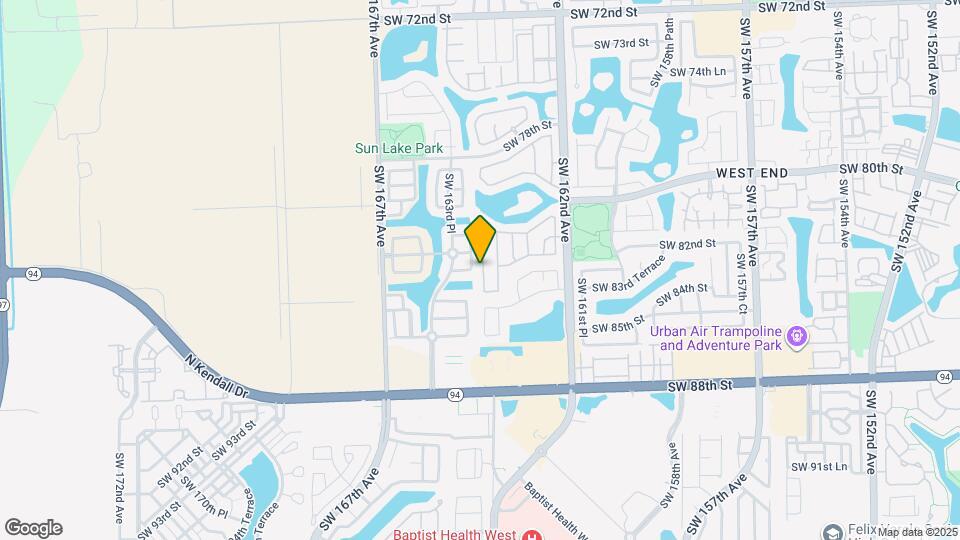 8210 SW 163rd Pl Map and Location Details