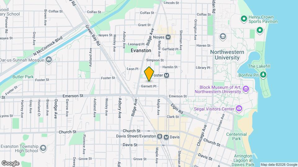 1029 Garnett Pl Map and Location Details