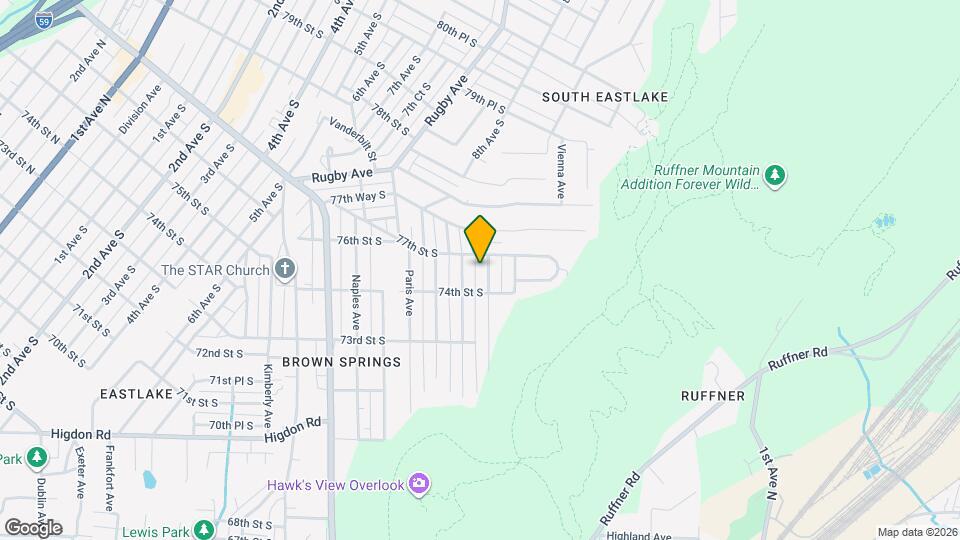7420 Sparta Ave Map and Location Details