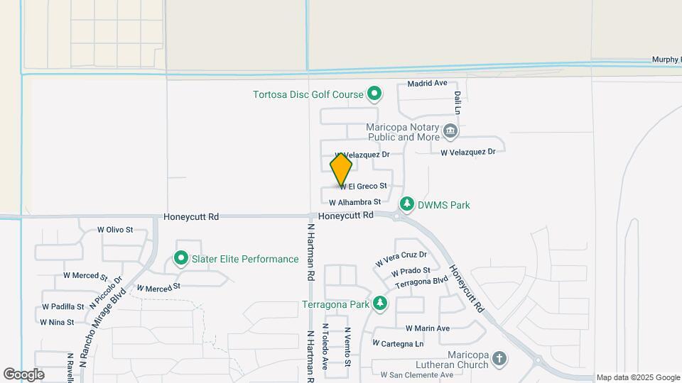 36537 W El Greco St Map and Location Details