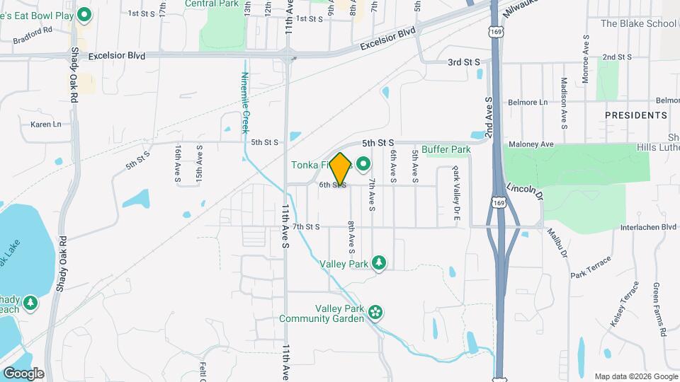 800 6th St S, Unit 800 6th Street South Unit 2 Hopkins, MN 55343 Mapa y Detalles de la Ubicación