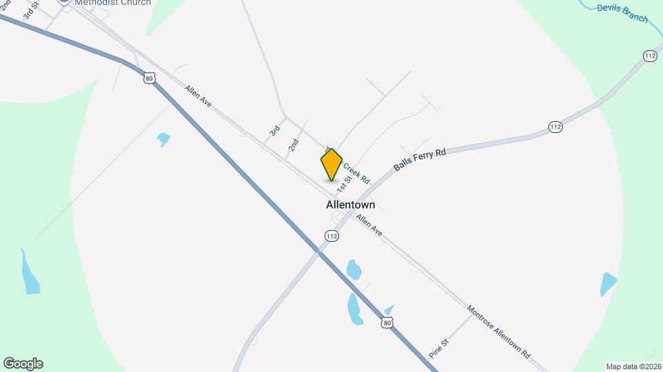 1409 Allen Ave Map and Location Details