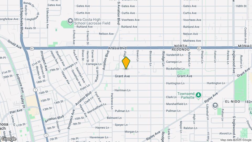 1900 Rockefeller Ln Map and Location Details