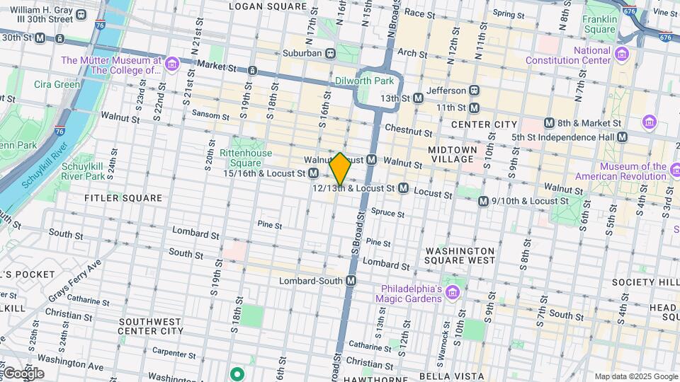 255-257 S 15th St Map and Location Details