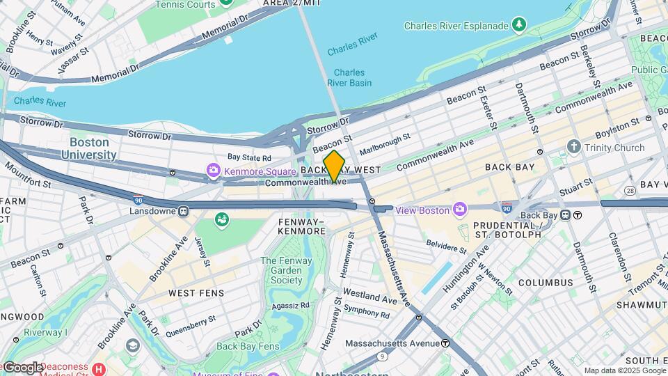 390 Commonwealth Ave, Unit 210 Mapa y Detalles de la Ubicación