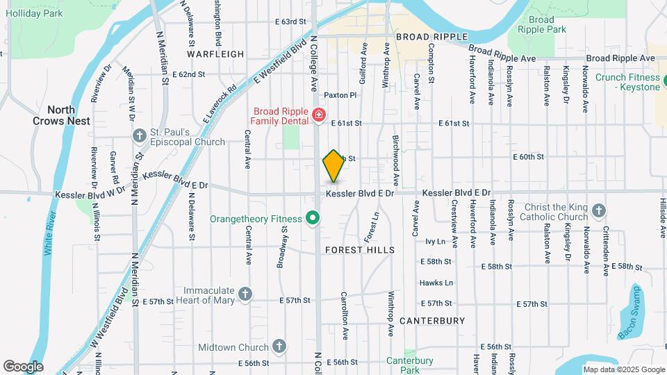 5910 Carrollton Ave Mapa y Detalles de la Ubicación