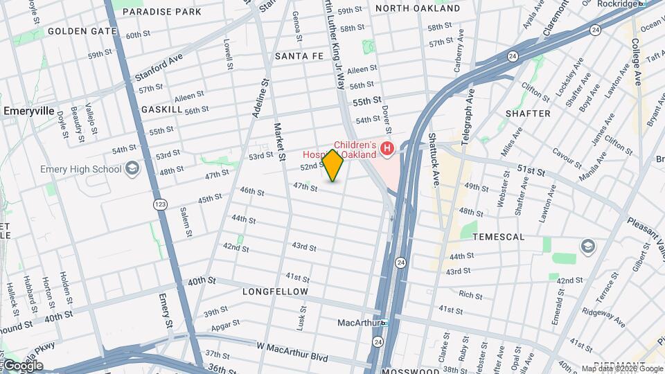 830 47th St Map and Location Details