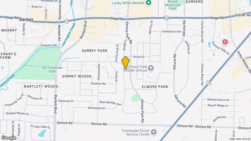 6116 Ivanhoe Rd, Unit 2525-202 Mapa y Detalles de la Ubicación