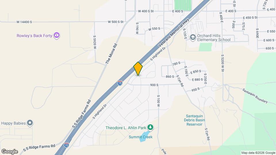 869 S Brubaker Way Map and Location Details