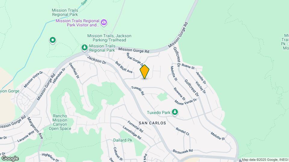 8055 High Meadow Ct Map and Location Details