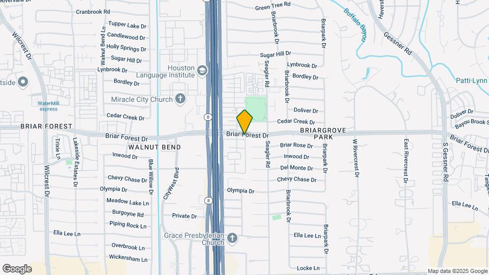 10301 Briar Forest Dr Map and Location Details