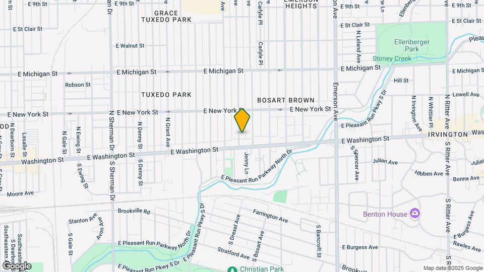 25 N Drexel Ave Map and Location Details