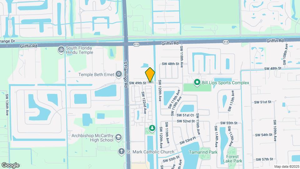 12153 SW 49th Ct Map and Location Details