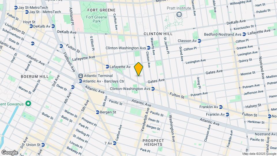 429 Clermont Ave Map and Location Details
