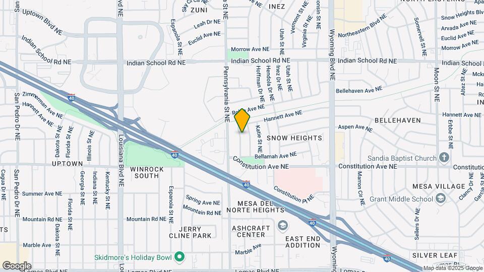 1400 Rhode Island St NE Map and Location Details