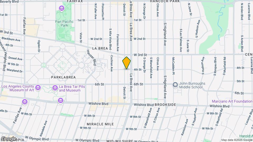 Essex Properties at Miracle Mile Mapa y Detalles de la Ubicación