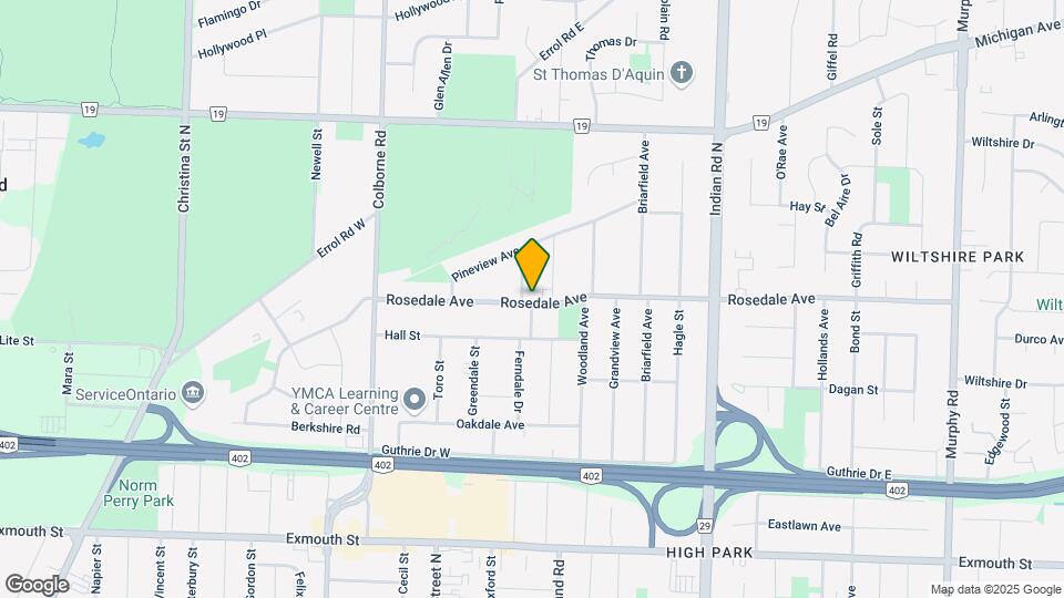 768-778 Rosedale Ave Map and Location Details