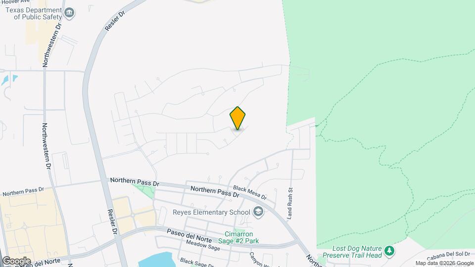 1752 Muleshoe Dr Map and Location Details