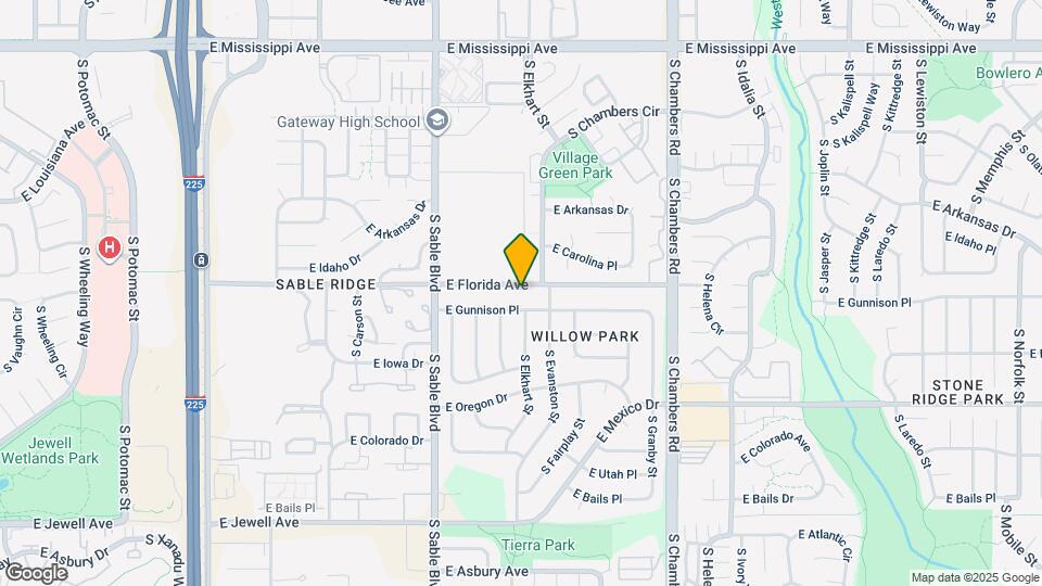 14794 E Florida Ave Map and Location Details